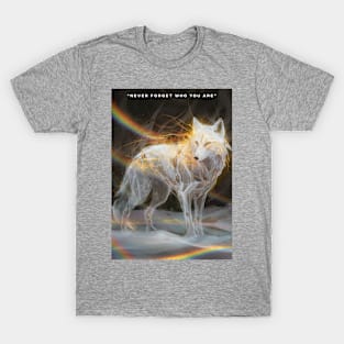 Wolf “Never forget who you are” T-Shirt